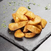 Steak burgonya